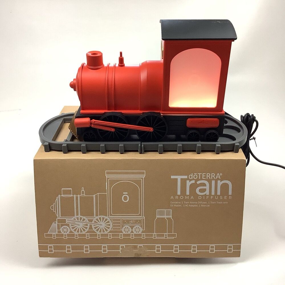 doTERRA Orange Red Train Locomotive Essential Oils Aroma Diffuser Nght Light NEW